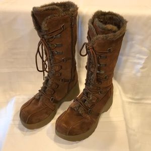 Report Women’s Tall Brown Fur Boot